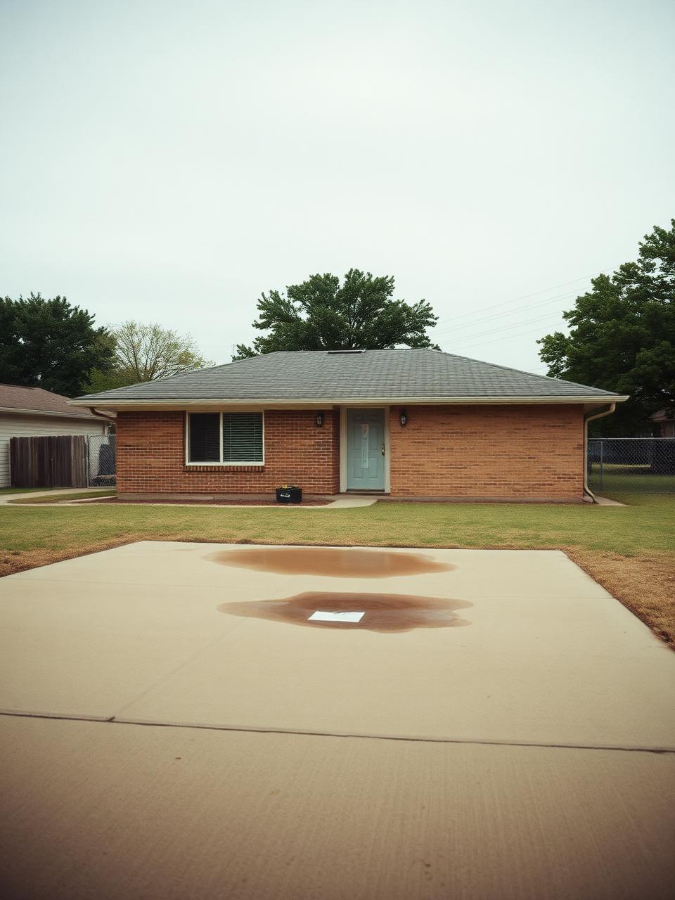 Vacant single-family house in the Oklahoma City metro